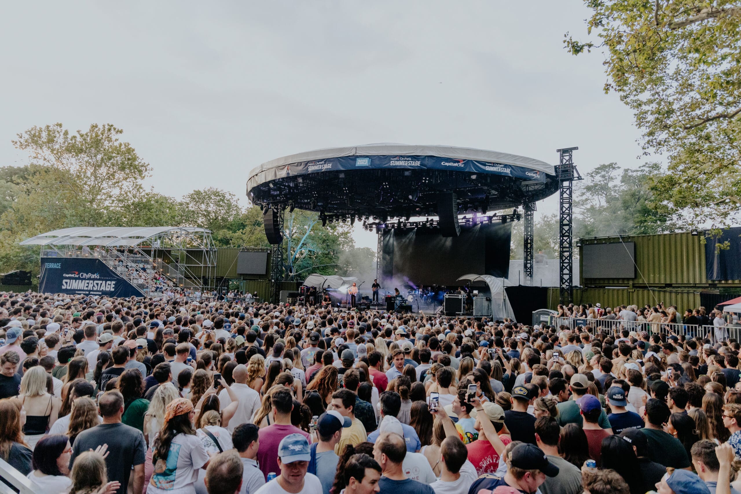 a large crowd of people at a concert