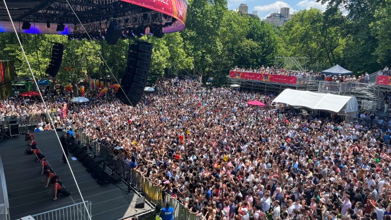 a large crowd of people at a concert